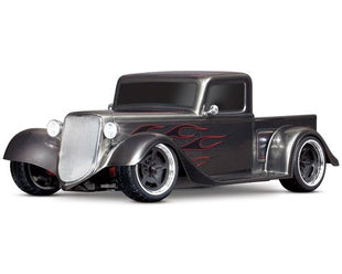 Traxxas 4-Tec 3.0 1/10 RTR Touring Car w/Factory Five '35 Hot Rod Truck Body (Silver) & TQ 2.4GHz Radio System